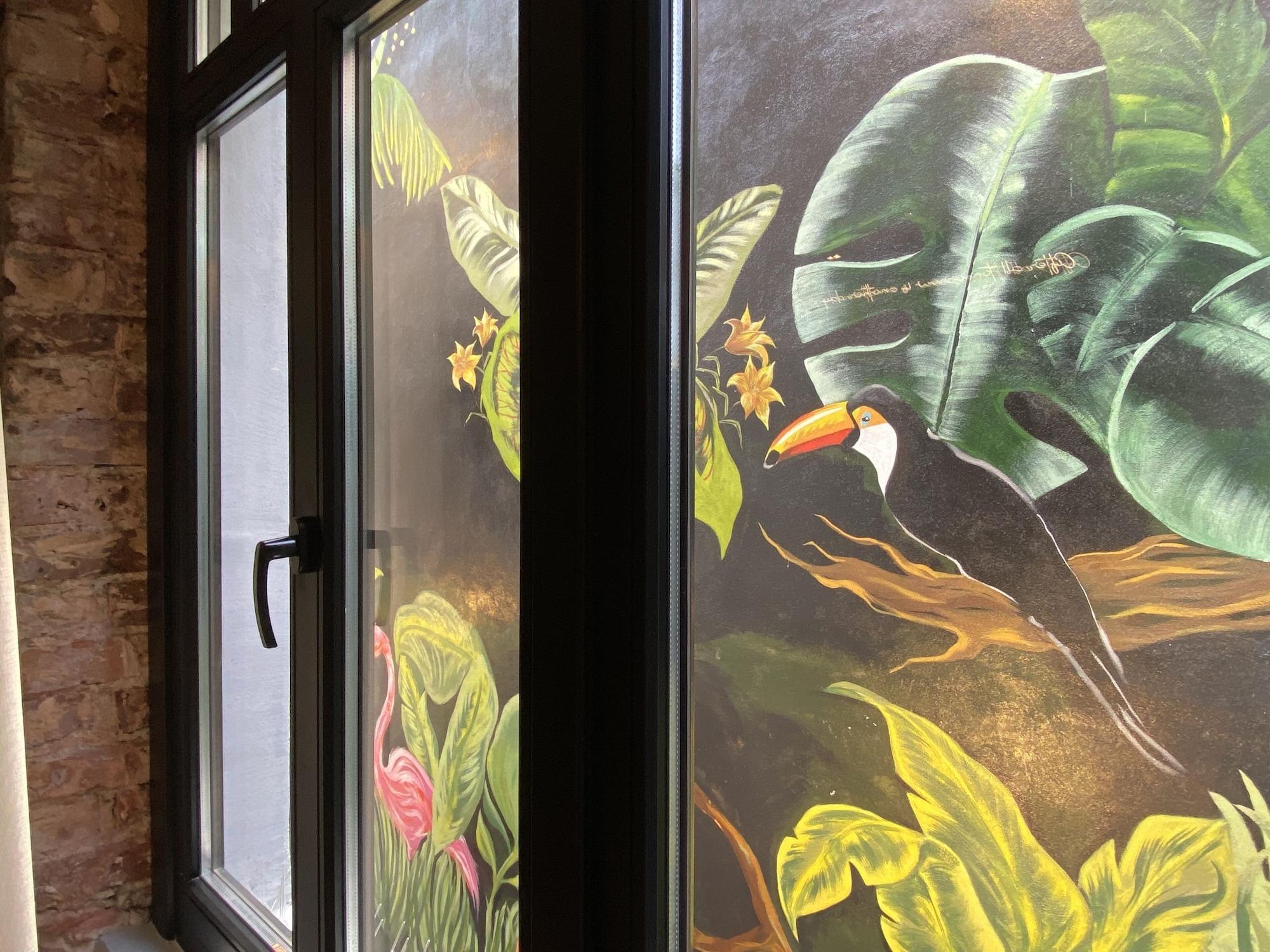 Ruz Hotels Istanbul Exterior photo A mural in the lobby of the building